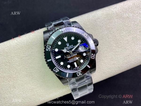 TW Factory Rolex Pro-Hunter Submariner Swiss 2836 Watch 904L Solid Black TW Factory Rolex Pro-Hunter Submariner Swiss 2836 Watch 904L Solid Black