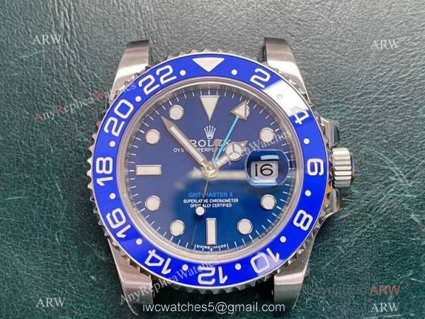 2021 New! Super Clone Rolex Wildman GMT-Master II 116710LN Stainless Steel 904L Blue Dial Oyster Bracelet Swiss 3186 2021 New! Super Clone Rolex Wildman GMT-Master II 116710LN Stainless Steel 904L Blue Dial Oyster Bracelet Swiss 3186
