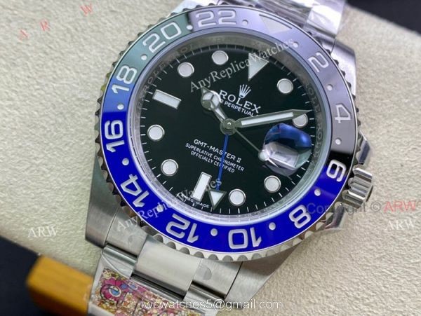 Clean Factory Best Rolex GMT Master ii Batman 2021 Copy Watch Swiss 3186 Movement Clean Factory Best Rolex GMT Master ii Batman 2021 Copy Watch Swiss 3186 Movement