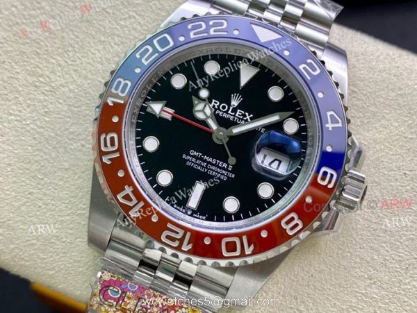Clean Factory Rolex GMT Master ii Pepsi Jubilee Bracelet Swiss 3186 Replica Watch Clean Factory Rolex GMT Master ii Pepsi Jubilee Bracelet Swiss 3186 Replica Watch