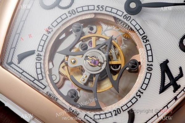 AB Factory Franck Muller Imperial Tourbillon Cintree Curvex Rose Gold White Watch Swiss Replica AB Factory Franck Muller Imperial Tourbillon Cintree Curvex Rose Gold White Watch Swiss Replica