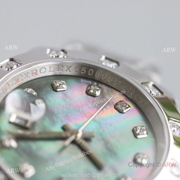 Swiss Replica Rolex Datejust Pearlmaster 81319 Watch Black Mother-Of-Pearl Stainless Steel 34mm Swiss Replica Rolex Datejust Pearlmaster 81319 Watch Black Mother-Of-Pearl Stainless Steel 34mm