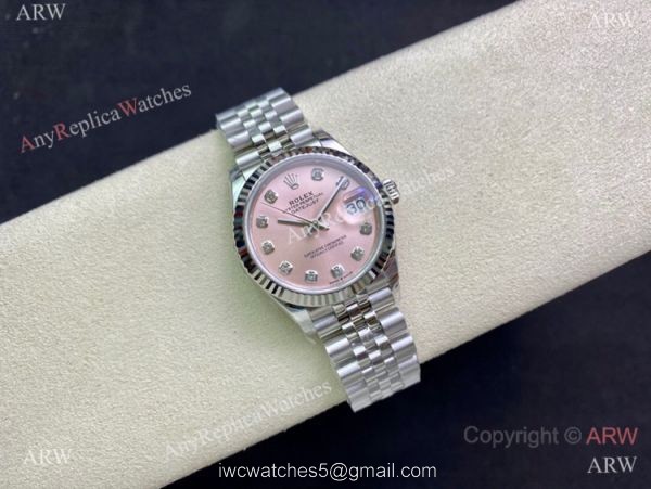 Swiss Grade Rolex Datejust 31mm TW Swiss 2836 Watch Pink Dial Jubilee Strap Swiss Grade Rolex Datejust 31mm TW Swiss 2836 Watch Pink Dial Jubilee Strap