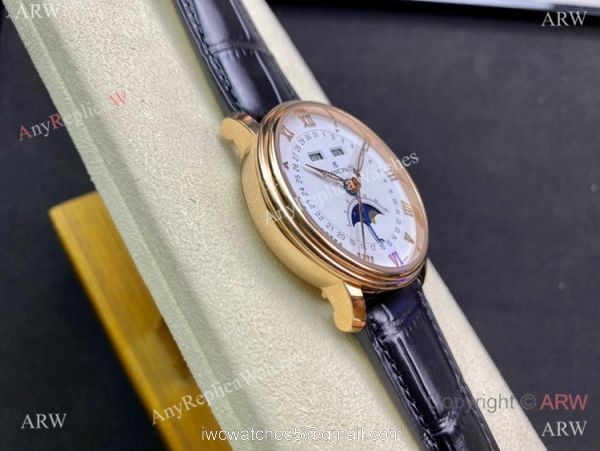 TW Factory Blancpain Villeret Cal.6654 Rose Gold Watch with Moon phase TW Factory Blancpain Villeret Cal.6654 Rose Gold Watch with Moon phase