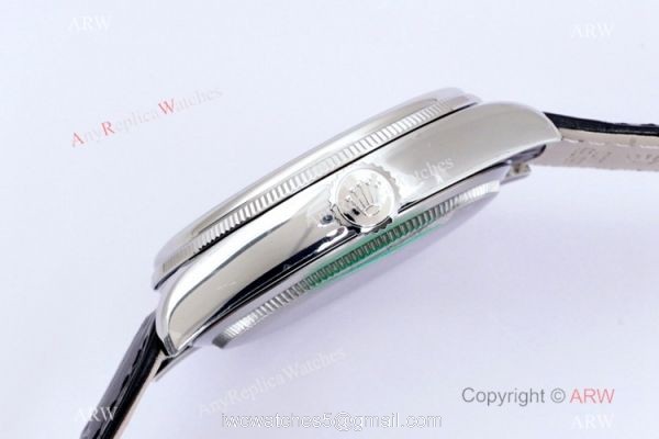 (EW) Swiss Grade Rolex Cellini Date 39mm Watch Ss Black Dial Men Size (EW) Swiss Grade Rolex Cellini Date 39mm Watch Ss Black Dial Men Size