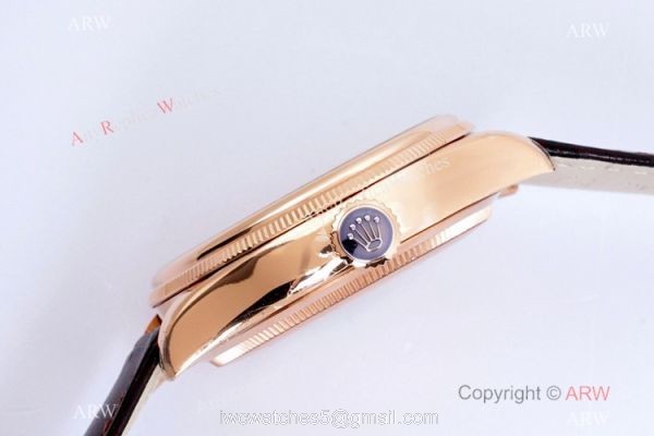 (EW) Swiss Replica Rolex Cellini Moonphase Rose Gold White Dial 3165 Movement (EW) Swiss Replica Rolex Cellini Moonphase Rose Gold White Dial 3165 Movement