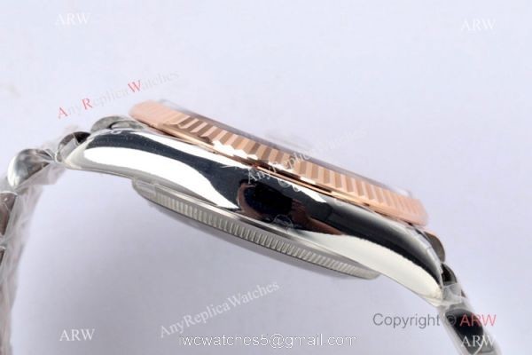 (EW)2021 New Rolex Datejust 36mm EWF 3235 Watch 2-Tone Rose Gold Gray Palm Dial AAA Replica (EW)2021 New Rolex Datejust 36mm EWF 3235 Watch 2-Tone Rose Gold Gray Palm Dial AAA Replica