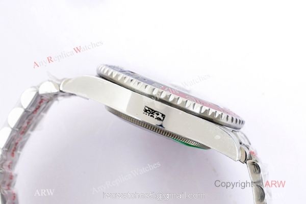 (EW)Clone Rolex GMT-Master ii Pepsi ew 3186 Watch 126710blro Stainless Steel Jubilee Strap (EW)Clone Rolex GMT-Master ii Pepsi ew 3186 Watch 126710blro Stainless Steel Jubilee Strap
