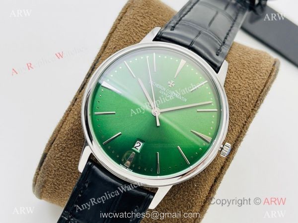2021 New! MK Factory V4 Vacheron Constantin Patrimony 9015 Watch Olive Green Dial 2021 New! MK Factory V4 Vacheron Constantin Patrimony 9015 Watch Olive Green Dial