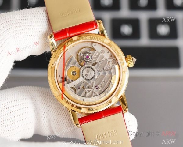 NEW! Swiss Grade Vacheron Constantin Traditionnelle Ultra-Thin 33mm Watch Iced Out Gold Case NEW! Swiss Grade Vacheron Constantin Traditionnelle Ultra-Thin 33mm Watch Iced Out Gold Case