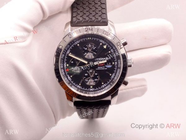 Clone Chopard Mille Miglia GMT Automatic Watch Black Rubber Strap Clone Chopard Mille Miglia GMT Automatic Watch Black Rubber Strap