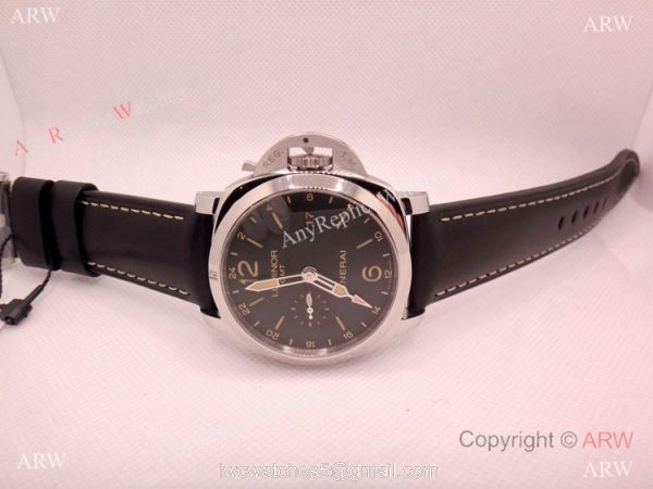 Swiss Grade Panerai Luminor 1950 GMT Black Dial 44mm Watch P9003 Movement Swiss Grade Panerai Luminor 1950 GMT Black Dial 44mm Watch P9003 Movement