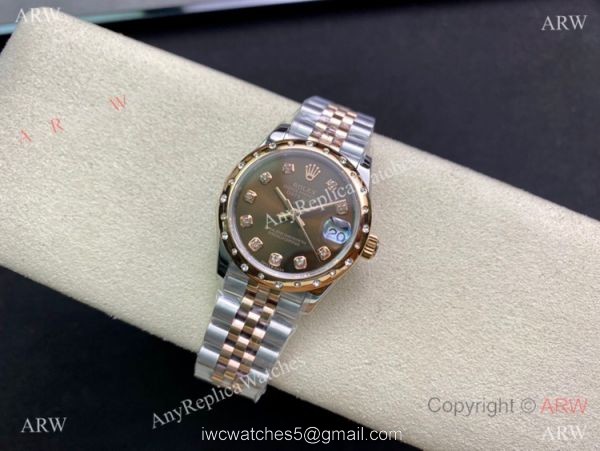Swiss Replica Rolex Datejust Masterpiece WF Chocolate Jubilee Watch 31mm Swiss Replica Rolex Datejust Masterpiece WF Chocolate Jubilee Watch 31mm