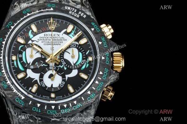 New! TW Swiss Grade One Rolex Carbon Daytona 40mm Watch White Oysterflex Strap New! TW Swiss Grade One Rolex Carbon Daytona 40mm Watch White Oysterflex Strap