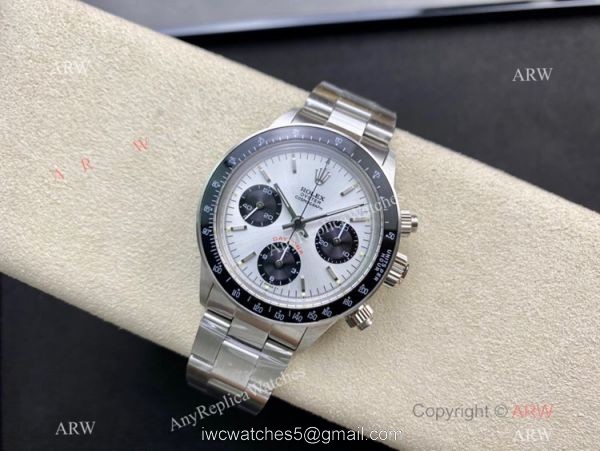 Swiss Grade One Vintage Rolex Paul Newman Daytona A7750 Stainless Steel Silver Dial Watch Swiss Grade One Vintage Rolex Paul Newman Daytona A7750 Stainless Steel Silver Dial Watch