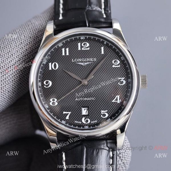 Swiss Quality Longines Master 40mm Leather Strap Arabic Numerals 8215 Movement Swiss Quality Longines Master 40mm Leather Strap Arabic Numerals 8215 Movement