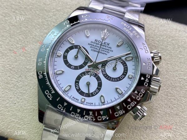 1:1 Best Copy Clean Factory Rolex Daytona Clean 4130 Chrono Watch 116500ln 904L Steel White 40mm 1:1 Best Copy Clean Factory Rolex Daytona Clean 4130 Chrono Watch 116500ln 904L Steel White 40mm