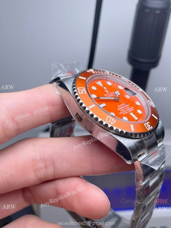 New 2021 Swiss Rolex Blaken Submariner Orange 904L Stainless Steel Watch Swiss 3135 Movement New 2021 Swiss Rolex Blaken Submariner Orange 904L Stainless Steel Watch Swiss 3135 Movement