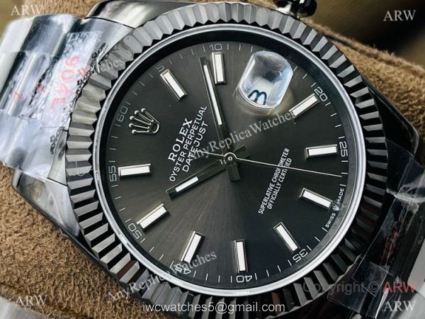 Swiss Copy Rolex Datejust II 41 &8216;Black Venom DR Factory 2824 Gray Dial for Men Swiss Copy Rolex Datejust II 41 &8216;Black Venom DR Factory 2824 Gray Dial for Men