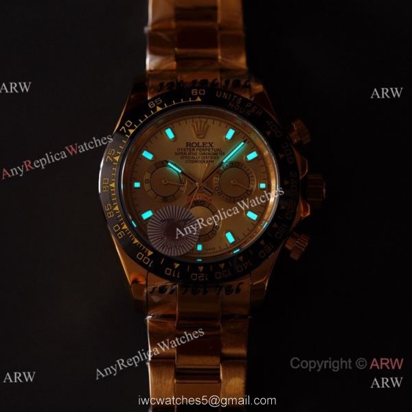 Swiss Quality AAA Replica Rolex Daytona Citizen 8215 Watch All Gold 40mm Swiss Quality AAA Replica Rolex Daytona Citizen 8215 Watch All Gold 40mm