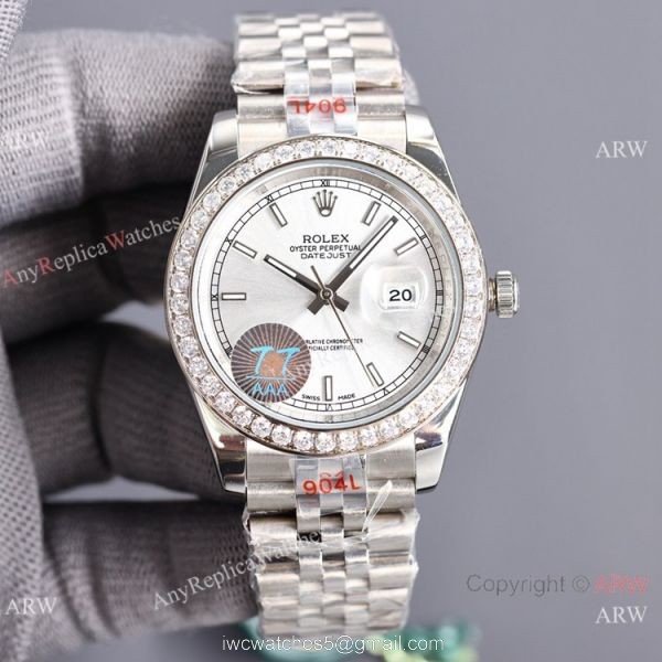Swiss Quality Copy Rolex Datejust 41 904L Stainless Steel Watch Bright blueDiamonds Swiss Quality Copy Rolex Datejust 41 904L Stainless Steel Watch Bright blueDiamonds