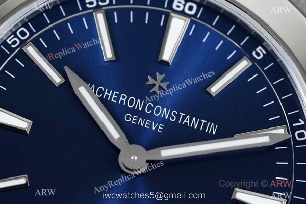 Grade 1A Copy Vacheron Constantin Overseas Ultra-thin 8F Swiss 9015 Bucherer Blue Watch 40mm Grade 1A Copy Vacheron Constantin Overseas Ultra-thin 8F Swiss 9015 Bucherer Blue Watch 40mm