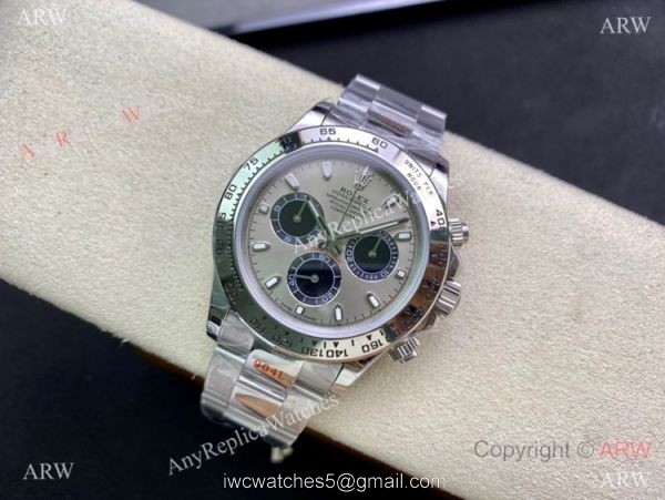 Highest Quality Rolex Daytona Gray Face 904L Stainless Steel Watch 7750 Chrono 40mm Highest Quality Rolex Daytona Gray Face 904L Stainless Steel Watch 7750 Chrono 40mm