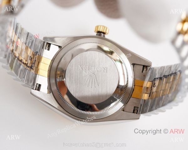 Two Tone Gold Face Replica Rolex Datejust Watch Citizen 8215 Movement Two Tone Gold Face Replica Rolex Datejust Watch Citizen 8215 Movement