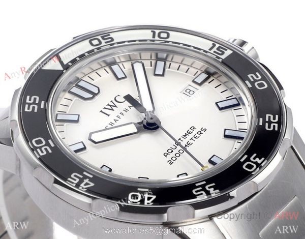 JVS Factory IWC Aquatimer Automatic 2000 Stainless Steel White Replica Watch 2022 New! JVS Factory IWC Aquatimer Automatic 2000 Stainless Steel White Replica Watch 2022 New!