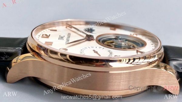 Swiss Grade 1 IWC Portugieser Tourbillon Edition Copy Watch IWC Grand Complications Rose Gold 42mm Swiss Grade 1 IWC Portugieser Tourbillon Edition Copy Watch IWC Grand Complications Rose Gold 42mm