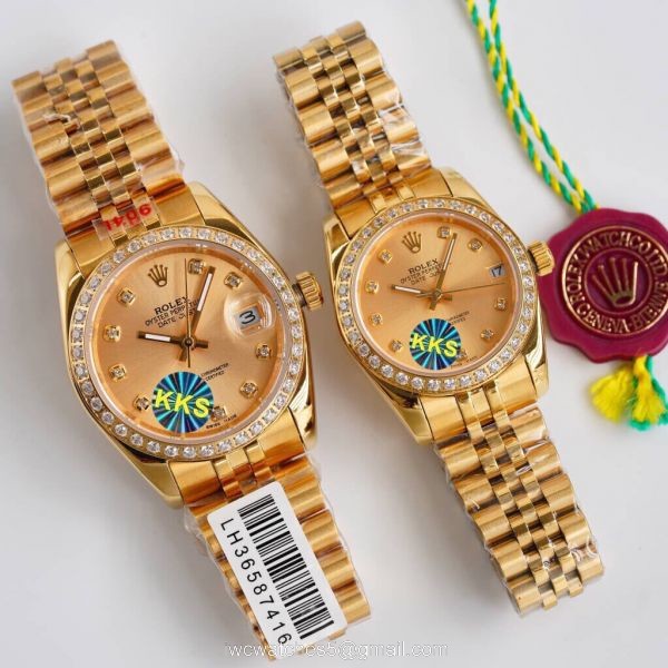 Replica ROLEX Datejust All Gold Diamond 28mm/36mm Citizen 8215 Watch Replica ROLEX Datejust All Gold Diamond 28mm/36mm Citizen 8215 Watch