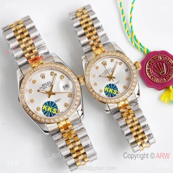 Replica Rolex Datejust Two Tone Diamond Watch Citizen 8215 Movement Replica Rolex Datejust Two Tone Diamond Watch Citizen 8215 Movement