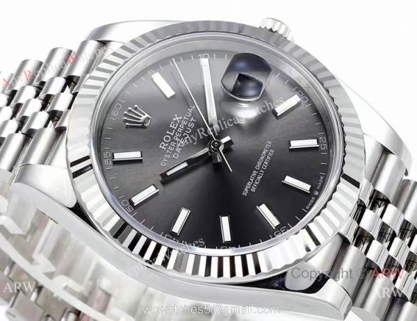 (JVS Factory) Rolex Datejust 72 Power Reserve JVS New 3235 Watch 41mm 904l Steel Rhodium Grey Dial (JVS Factory) Rolex Datejust 72 Power Reserve JVS New 3235 Watch 41mm 904l Steel Rhodium Grey Dial