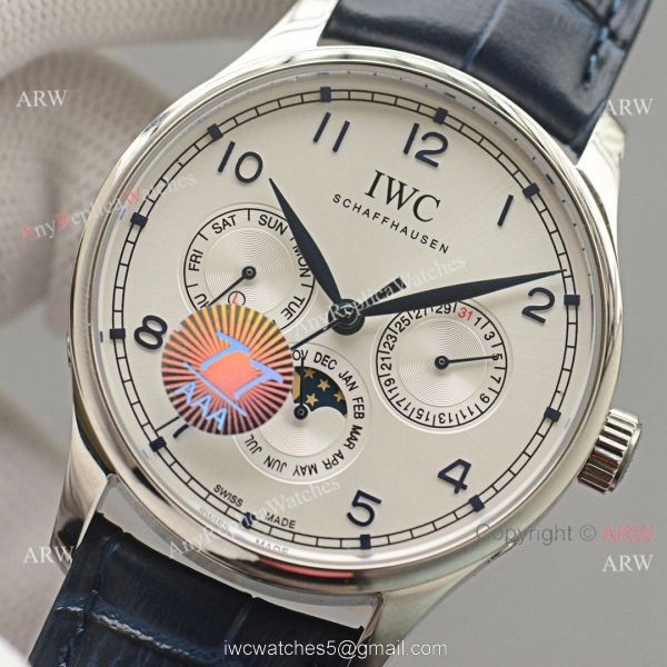 Top Replica IWC Portuguese White Face Moonphase Stainless Steel Case Watch Top Replica IWC Portuguese White Face Moonphase Stainless Steel Case Watch