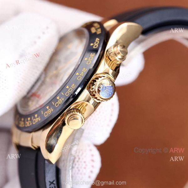 Knock-off ROLEX Daytona White Chronogarph Dial Rubber Strap 40MM Watch Knock-off ROLEX Daytona White Chronogarph Dial Rubber Strap 40MM Watch