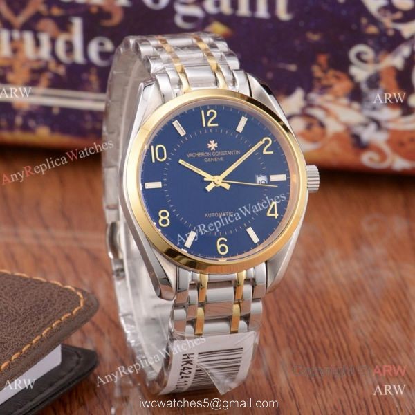 Buy Copy Vacheron Constantin Geneve Watches 2-Tone White Face Buy Copy Vacheron Constantin Geneve Watches 2-Tone White Face