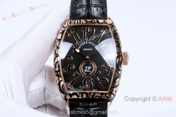 Copy Franck Muller Cintree Curvex 25th Anniversary Special Edition Watch Rose Gold Copy Franck Muller Cintree Curvex 25th Anniversary Special Edition Watch Rose Gold