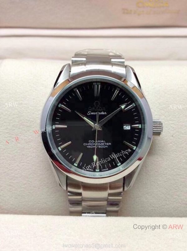 Copy Omega Seamaster Gauss Stainless Steel Black Dial Watch 39mm Copy Omega Seamaster Gauss Stainless Steel Black Dial Watch 39mm