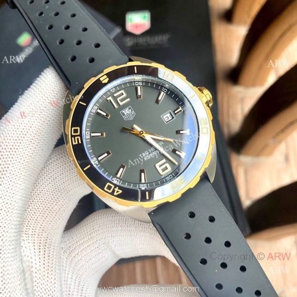 Copy Tag Heuer F1 Formula 1 Automatic Watch 2-Tone Blue Dial Copy Tag Heuer F1 Formula 1 Automatic Watch 2-Tone Blue Dial