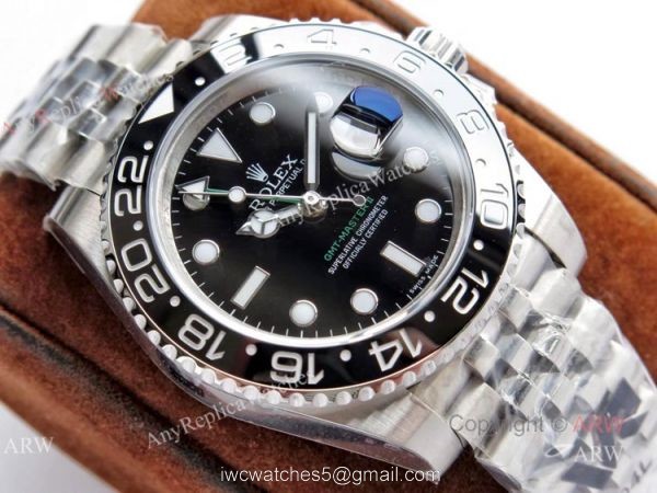 VR Factory Best Quality Replica Rolex GMT-Master ii Black Dial Mens Watch VR Factory Best Quality Replica Rolex GMT-Master ii Black Dial Mens Watch