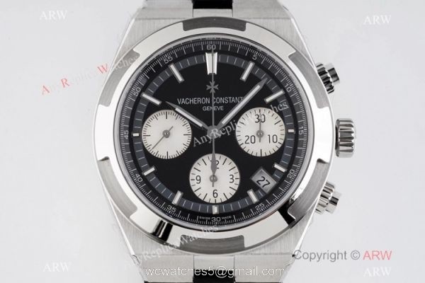 Super Clone Vacheron Constantin Overseas Chronograph Black Dial Watch Super Clone Vacheron Constantin Overseas Chronograph Black Dial Watch