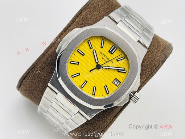 PFF Factory Swiss Patek Philippe Nautilus &8216;Lemon Superwatchman &8216; Edition Watch New Arrival! PFF Factory Swiss Patek Philippe Nautilus &8216;Lemon Superwatchman &8216; Edition Watch New Arrival!