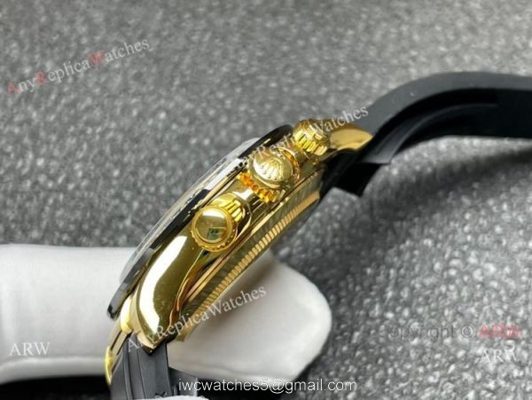 Noob Factory 1:1 4130 Rolex Daytona Oysterflex Strap White Face 40mm Noob Factory 1:1 4130 Rolex Daytona Oysterflex Strap White Face 40mm