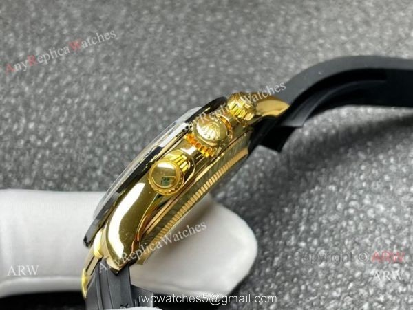 Noob Factory Super Clone 4130 Rolex Daytona Champagne Dial Oysterflex Strap watch 40mm Noob Factory Super Clone 4130 Rolex Daytona Champagne Dial Oysterflex Strap watch 40mm