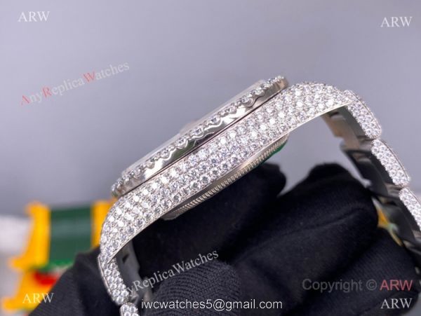 Iced Out Rolex Datejust II Middle East Arabic Watch 2836 Movement Iced Out Rolex Datejust II Middle East Arabic Watch 2836 Movement