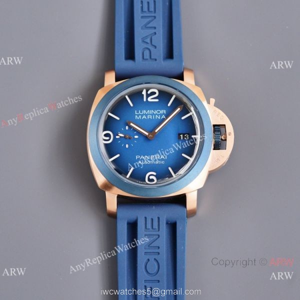 Clone Panerai Luminor Marina Guillaume Nery Edition Pam 1122 Watch Rose Gold Case 44mm Clone Panerai Luminor Marina Guillaume Nery Edition Pam 1122 Watch Rose Gold Case 44mm