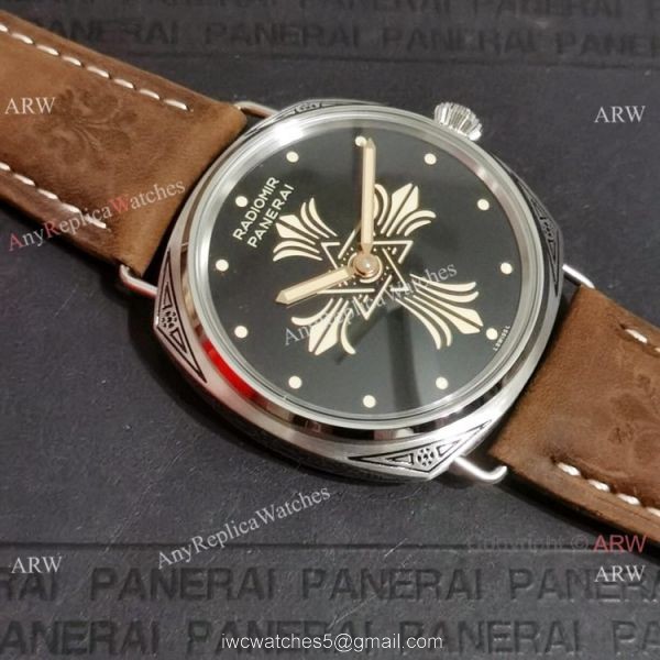 Faux Radiomir Panerai Watch 45mm Engraving Watch Case Faux Radiomir Panerai Watch 45mm Engraving Watch Case