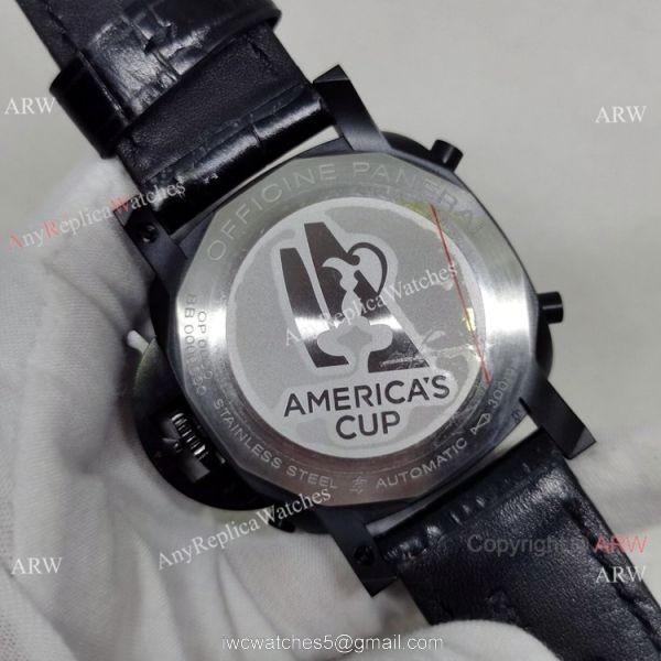 New Faux Panerai Luminor Flyback PAM01298 44mm Blacksteel New Faux Panerai Luminor Flyback PAM01298 44mm Blacksteel