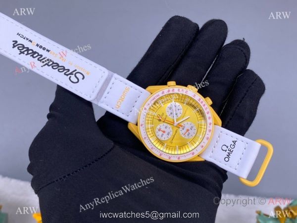 2022 New! Replica Swatch x Omega Mission to SUN Watch Bioceramic lemon case 2022 New! Replica Swatch x Omega Mission to SUN Watch Bioceramic lemon case