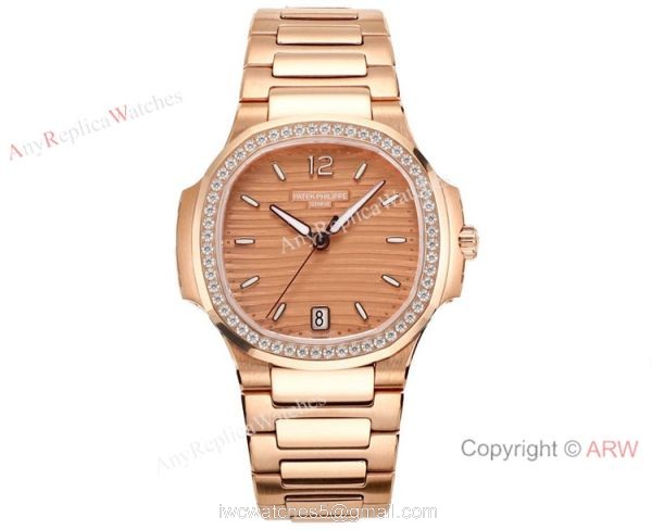 Swiss Cal.324 SC Patek Philippe Nautilus Watches Diamond Bezel Green Dial for Women Swiss Cal.324 SC Patek Philippe Nautilus Watches Diamond Bezel Green Dial for Women